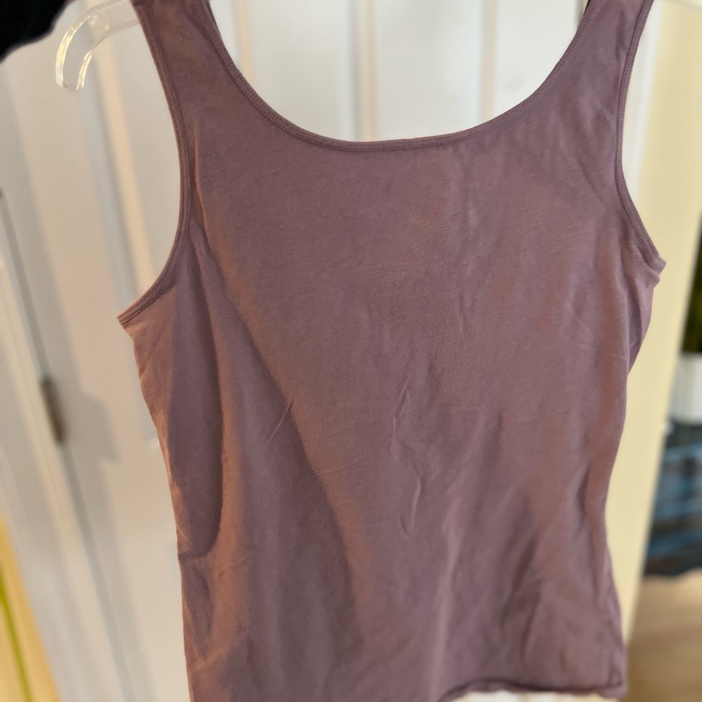 Ladies Size Small "Duluth Trading Co." Mauve Tank Top GUC ❤️ - Picture 5 of 5